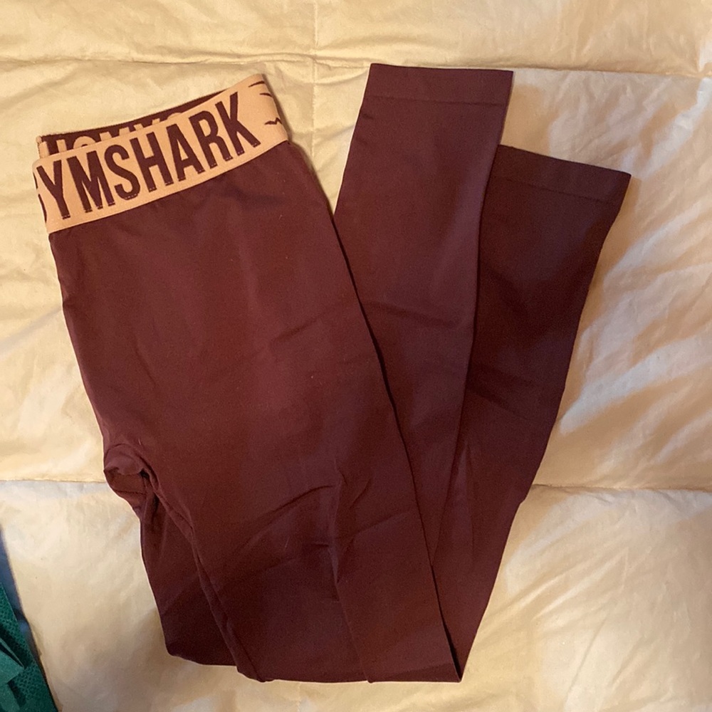 Gymshark Maroon leggings size small